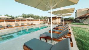 Bazén v ubytování Entheon Olive Villas - Poolside Retreats nebo v jeho okolí