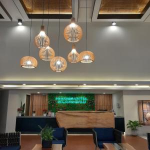 Zona de hol sau recepție la Perkasa Hotel Mt Kinabalu