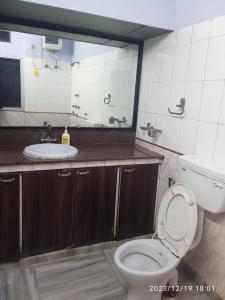 Kylpyhuone majoituspaikassa Appayan residency