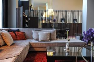 Posezení v ubytování Le Grand Hotel
