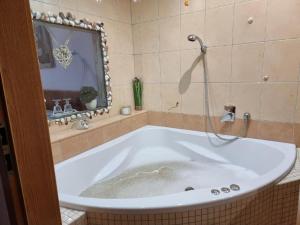Koupelna v ubytování Hotel Panský dům