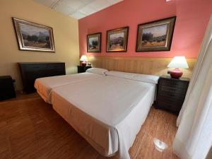 Postel nebo postele na pokoji v ubytování Hotel Pinomar