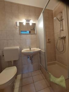 Kúpeľňa v ubytovaní Appartements Bleistattblick