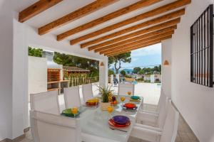 A balcony or terrace at Villa Anna - PlusHolidays