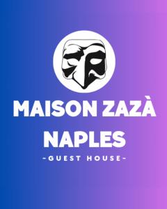 a logo for a mason zaza napias guest house at Maison Zazà Naples in Naples