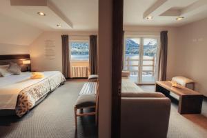 Postel nebo postele na pokoji v ubytování Hotel Puerto Blest
