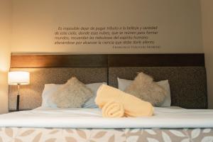 Postel nebo postele na pokoji v ubytování Hotel Puerto Blest