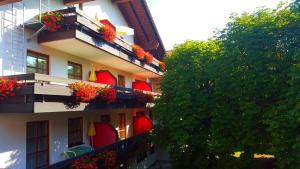 Balkón nebo terasa v ubytování Appartment-Hotel-Hölzl