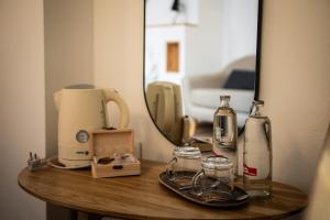 Příslušenství pro přípravu čaje a kávy v ubytování Rooms Vita