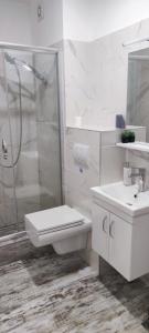 Vonios kambarys apgyvendinimo įstaigoje Vila Leona B2