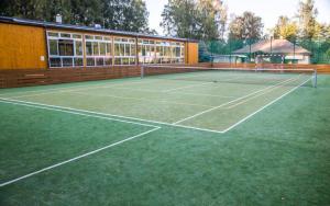 Tenis a/nebo squash v ubytování Obora camping nebo okolí