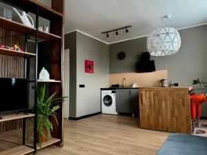 Grey studio in Maarduにあるキッチンまたは簡易キッチン