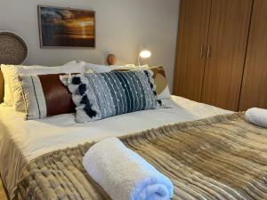 מיטה או מיטות בחדר ב-Lieben Gast