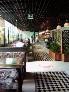 ห้องอาหารหรือที่รับประทานอาหารของ Hotel Caravelle&MiniCaravelle