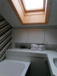 Koupelna v ubytování Hotel Garni Tannleger B&B