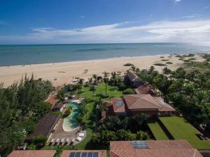 an aerial view of a resort and the beach at Villa Alba in Natal