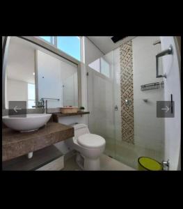 Ванная комната в Casa de descanso en Cabo Verde