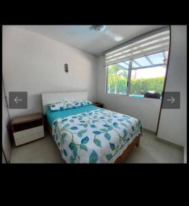 Кровать или кровати в номере Casa de descanso en Cabo Verde
