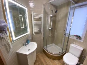 Kúpeľňa v ubytovaní Mokka Apartament
