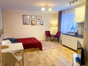 Kuchyňa alebo kuchynka v ubytovaní Mokka Apartament