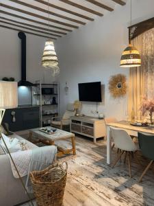 TV/trung tâm giải trí tại Casas Rurales La Rinconá