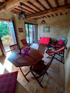 Гостиная зона в Azienda Agricola di Fietri