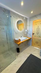 Kúpeľňa v ubytovaní Apartament Podwika