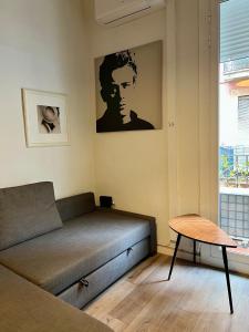 Cama o camas de una habitación en Bonito apartamento en zona centrica de Barcelona