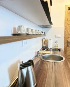 Η κουζίνα ή μικρή κουζίνα στο Apartmani Obućina Kapije Jahorina