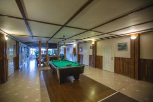 Biliár nebo kulečník v ubytování Guest House Podobovets 2000