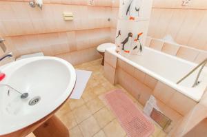Koupelna v ubytování Apartments Bozjidar