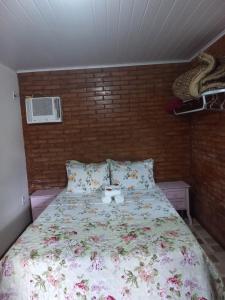 Cama ou camas em um quarto em Pousada Klein