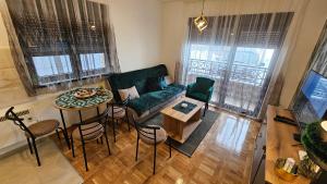 Χώρος καθιστικού στο Apartman 01