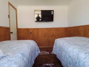 Postel nebo postele na pokoji v ubytování Departamento Interior 1 Villarrica Céntrico