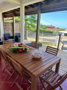 Balkón nebo terasa v ubytování APPARTEMENT T3 "TI CAZE" Villa Bel Kay Nou