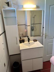 Koupelna v ubytování APPARTEMENT T3 "TI CAZE" Villa Bel Kay Nou + 37 fotografií