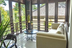 Balkón nebo terasa v ubytování Uluwatu Yoga Resort