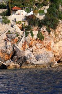 Een luchtfoto van Seaside family friendly house with a swimming pool Stikovica, Dubrovnik - 22179