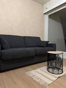 Posezení v ubytování Studio « Le petit montagnard »