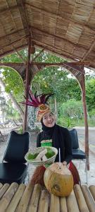 Raja Ampat Sandy Guesthouse的休息区