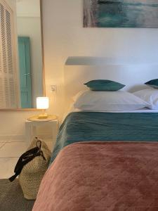 Posteľ alebo postele v izbe v ubytovaní Apartament Casa Milo playa Los Locos