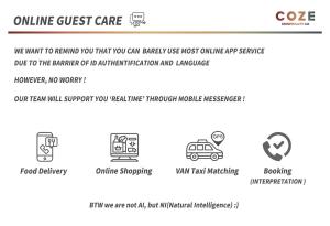 a screenshot of the online guest care website at Sg Tailored Serviced Home 5min Walk From Metro in Seoul