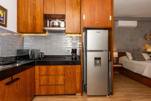 Köök või kööginurk majutusasutuses Casa Bonita Playa del Carmen