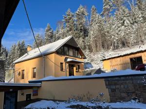 Ferienhaus Wernesgrün v zimě