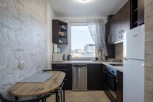 Kuchyňa alebo kuchynka v ubytovaní 27 Apart - Apartament Mieszkanie dla 2 osób
