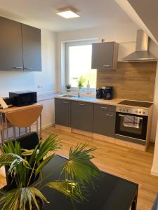 Kuchyň nebo kuchyňský kout v ubytování Pelster´s Apartments
