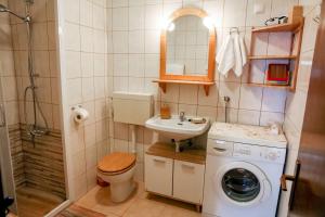 Koupelna v ubytování Apartman Lori