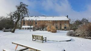 Maison Berton v zimě