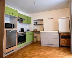 Kuchnia lub aneks kuchenny w obiekcie Obersdorfer Hof
