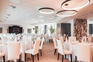 Restaurace v ubytování Boardinghouse Das RUNDUM